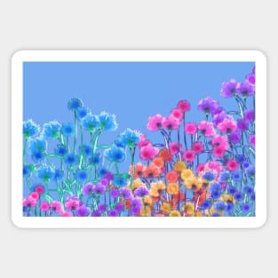 Cornflower Meadow Magnet